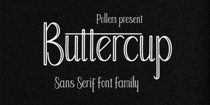 Buttercup Sans font preview