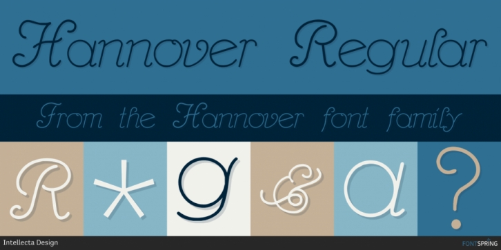 Hannover font preview
