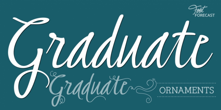 Graduate font preview