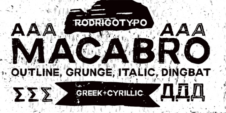 Macabro font preview