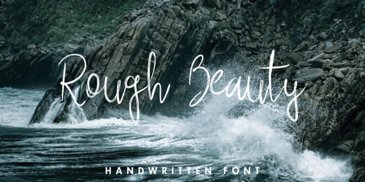 Rough Beauty Script font preview