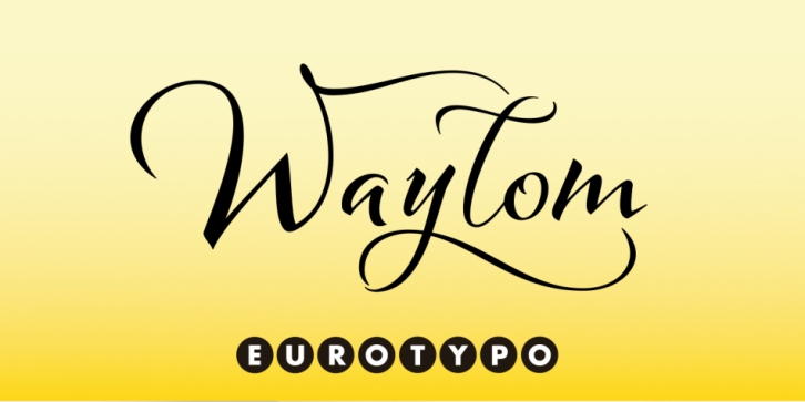 Waylom font preview
